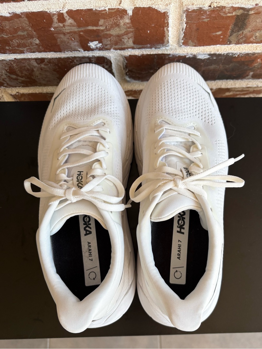 Hoka Arahi 7 Running Shoes White Sneakers Size 9 2E (Wide) - Picture 8 of 14
